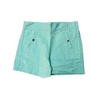 Janie And Jack Mint Button Shorts Size 7